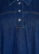 Korte denimjurk met kraag en knoopsluiting, Blauw, Packshot image number 2