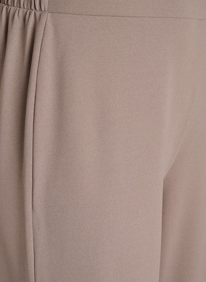Broek met wijde pijpen, Beige, Packshot image number 2
