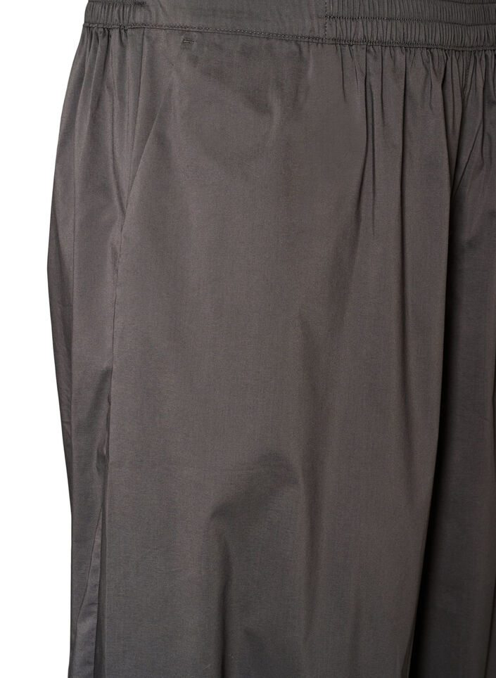 Ballonbroek met zakken en een elastische tailleband, Grijs, Packshot image number 2