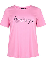 FLASH - T-shirt met motief, Begonia Pink Always