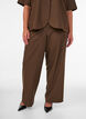 Broek met glitter en wijde pijpen, Bruin, Model image number 2