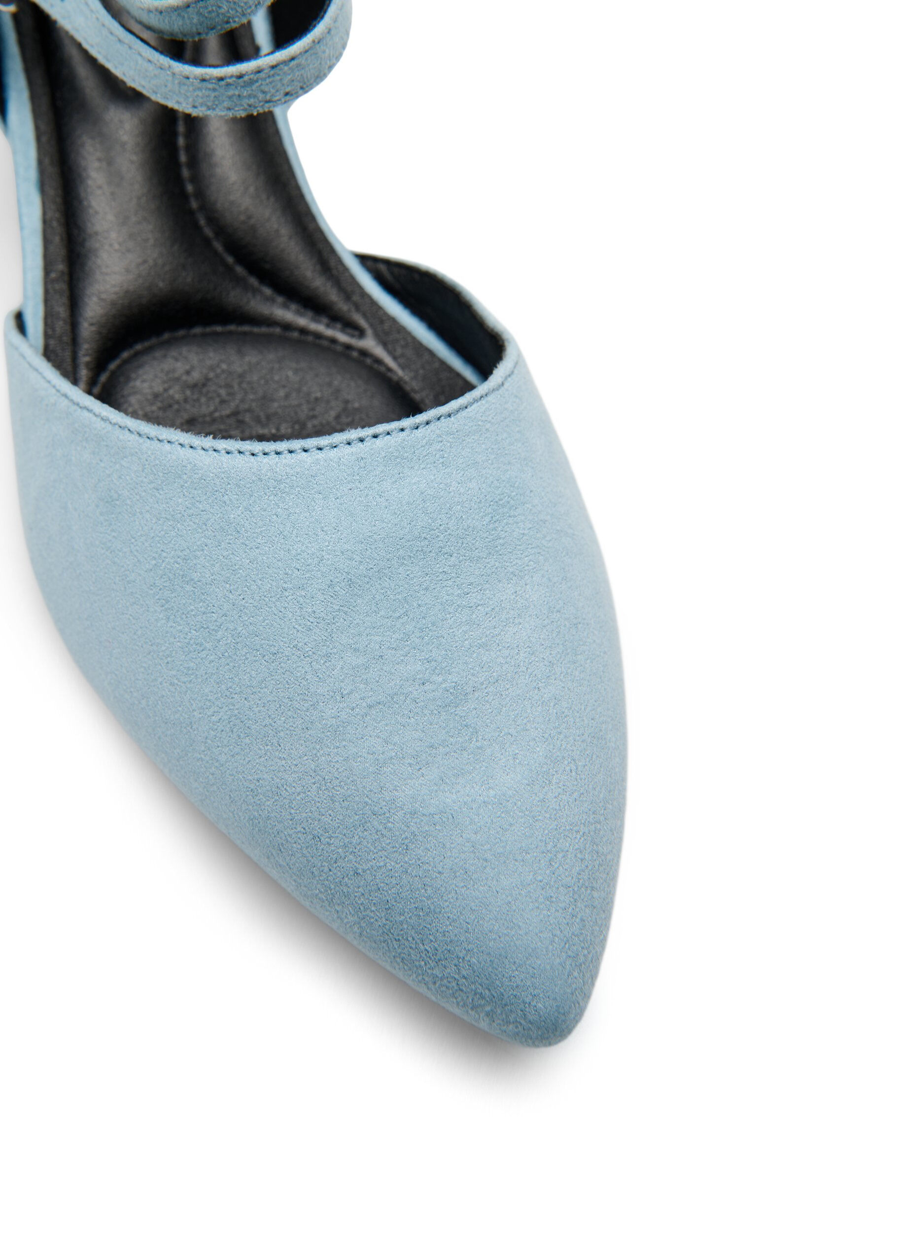 Zizzi Pumps met dubbele bandjes, Blauw, Packshot image number 3