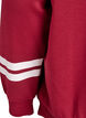 Sweatshirt met statementdetail, Rood, Packshot image number 3