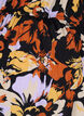 Viscose zwangerschapstop met bloemenprint, Black Flower AOP, Packshot image number 3