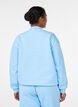Sweatshirt met hoge kraag en lange mouwen, Blauw, Model image number 2