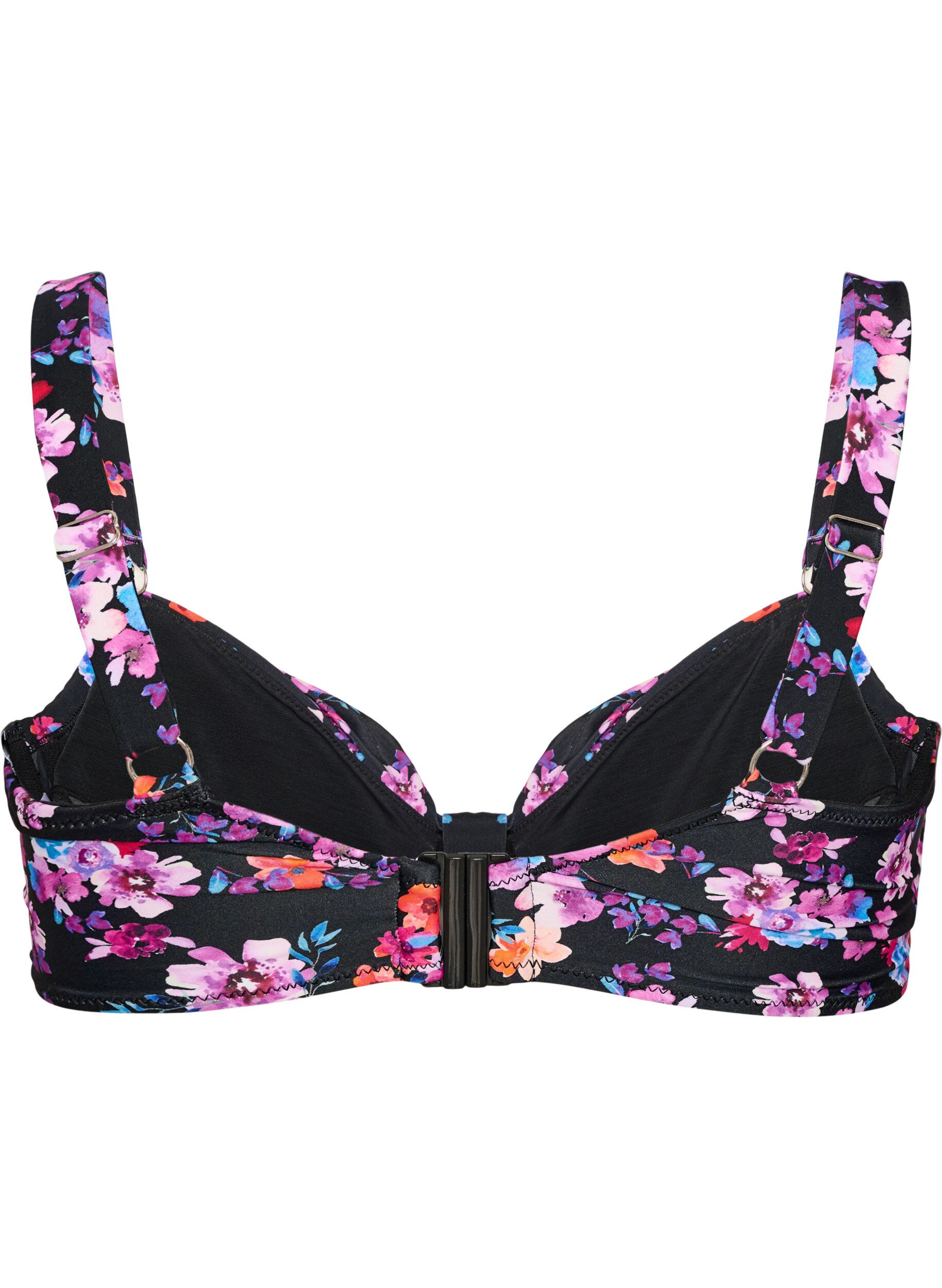 ZizziBikinitop met beugel en patroon, Paars, Packshot image number 1