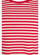Gestreept T-shirt met geribbelde textuur, Rood, Packshot image number 2