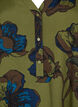 Bedrukte jurk van viscose, Groen, Packshot image number 2