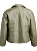 Imitatieleer bikerjack, Groen, Packshot image number 1