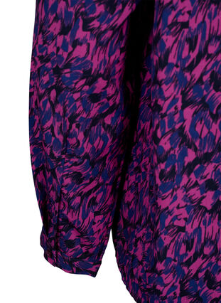 FLASH - Blouse met lange mouwen en print, Pink Blue AOP, Packshot image number 3