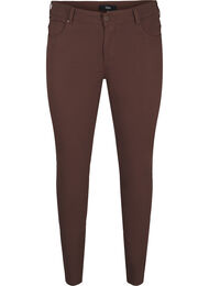 Slim fit broek met zakken, Bruin
