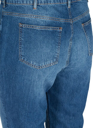 Cropped mom fit Mille jeans met losse pasvorm, Blue Denim 5, Packshot image number 3