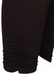 Basic 3/4 legging met ruche detail, Black, Packshot image number 3