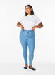 Amy super slim fit jeans met hoge taille, Blauw, Model image number 0