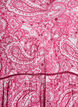 Midi-jurk van viscose met patroon, Roze, Packshot image number 2