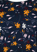 Blouse met korte mouwen met bloemenprint, Sky Captain Flower, Packshot image number 2