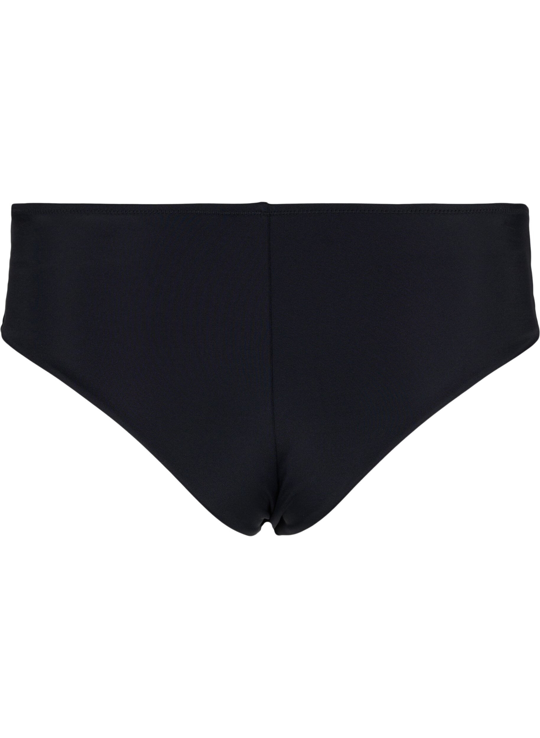 Zizzi Bikinibroekje met normale taille, Black, Packshot image number 1