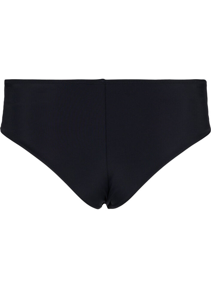 Bikinibroekje met normale taille, Black, Packshot image number 1