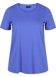 T-shirt met korte mouwen en een ronde hals, Dazzling Blue MB