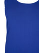 Solide kleur basis top in katoen, Blauw, Packshot image number 2