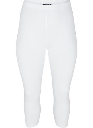 Basic 3/4 legging, Bright White, Packshot image number 0
