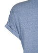 Gem&ecirc;leerd T-shirt met korte mouwen, Blauw, Packshot image number 3