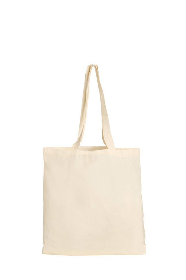Tote bag met print, Roze, Packshot image number 1