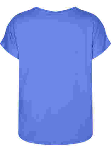 Effen sportshirt, Dazzling Blue, Packshot image number 1