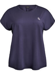 Effen gekleurd trainingsshirt, Blauw