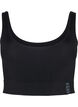 Naadloze beha met ronde hals, Black, Packshot image number 0