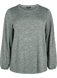 FLASH - Jersey blouse met lange mouwen, Groen