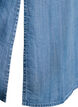 Midi overhemdjurk in zachte lyocell denim., Blauw, Packshot image number 3
