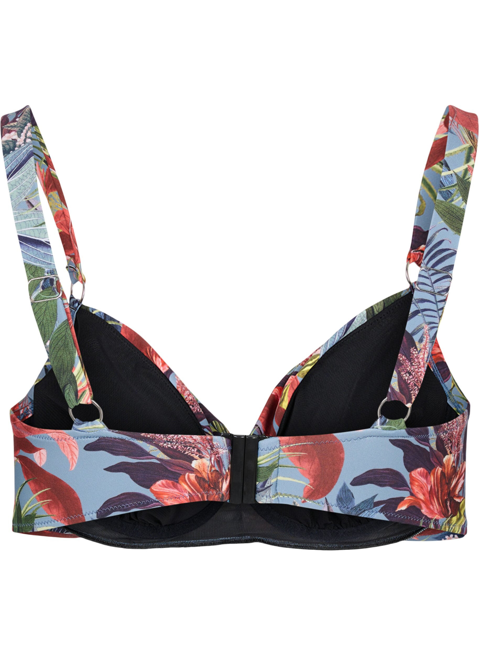 Zizzi Bikinitop met print en beugel, Citadel AOP, Packshot image number 1