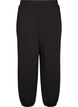 Jersey ballonbroek met hoge taille, Zwart, Packshot image number 1
