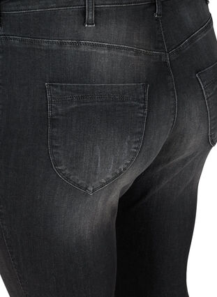 Amy jeans met slijtage details, Grey Denim, Packshot image number 3