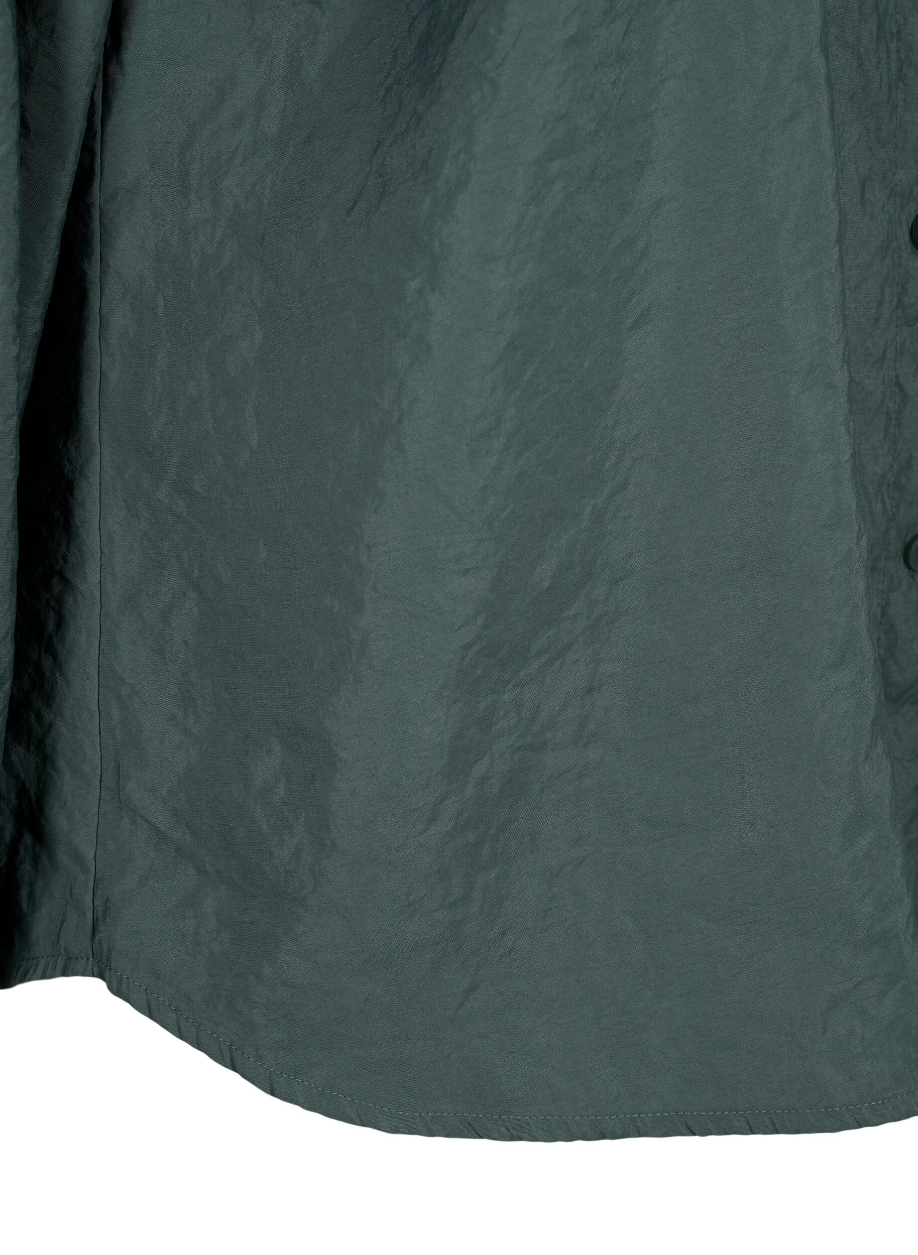 Zizzi Shirt met lange mouwen van Tencel &trade; Modal, Dark Forest, Packshot image number 3