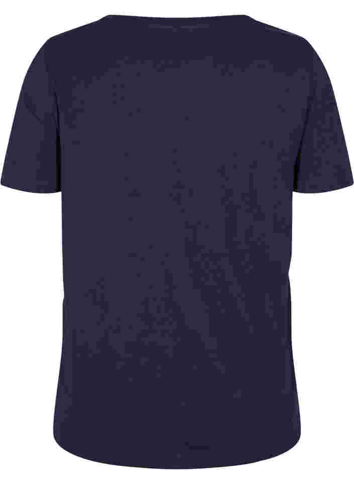 T-shirt met opdruk in katoen, Night Sky UPBEAT, Packshot image number 1