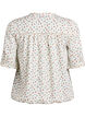 Blouse met print en 1/2 mouwen, Wit, Packshot image number 1