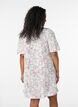 Katoenen jurk met bloemenprint en broderie anglaise, Vanille, Model image number 2