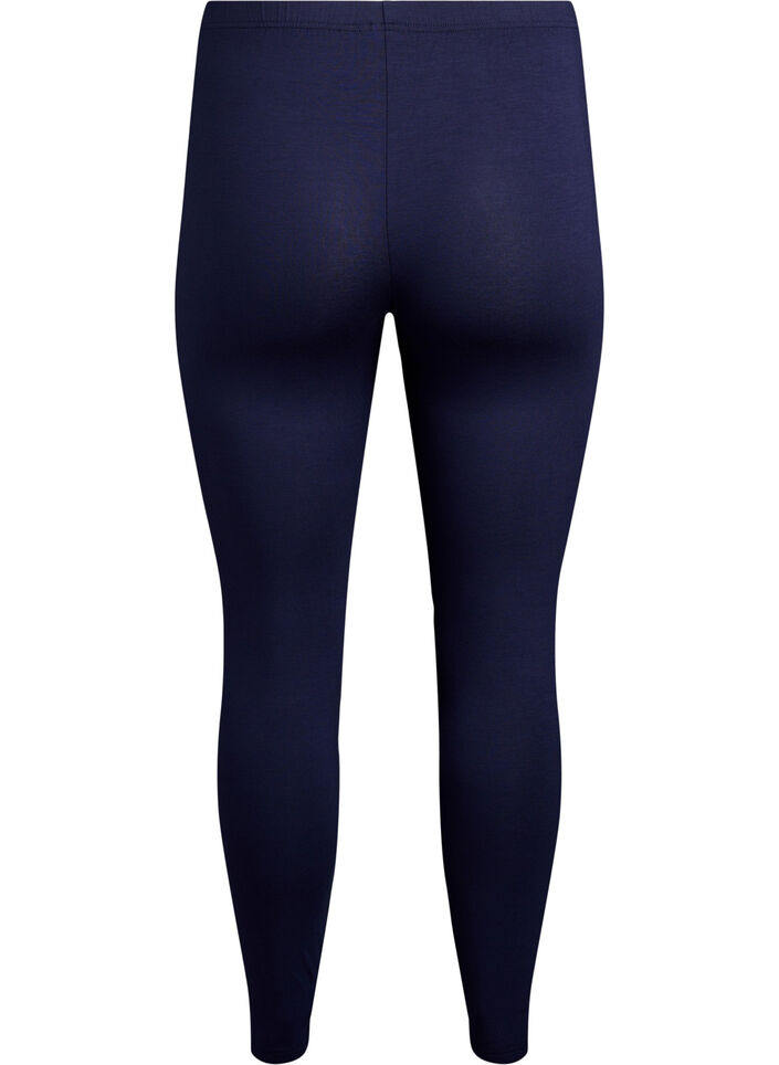 Basic legging in viscose, Blauw, Packshot image number 1
