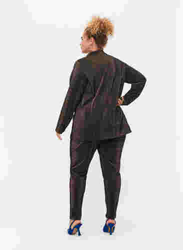 Maddison broek met glitter, Black w. Lurex, Model image number 1
