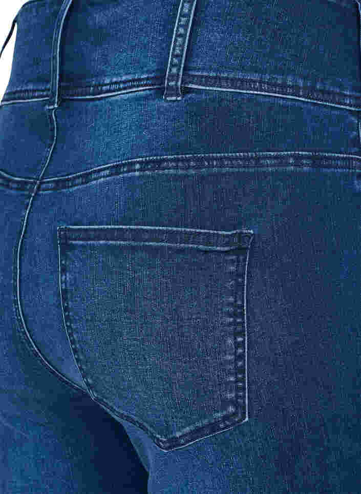 Super slim Bea jeans met extra hoge taille, Blue denim, Packshot image number 3