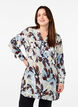 Tuniek met lange mouwen en print, Grey Flower AOP, Model image number 0