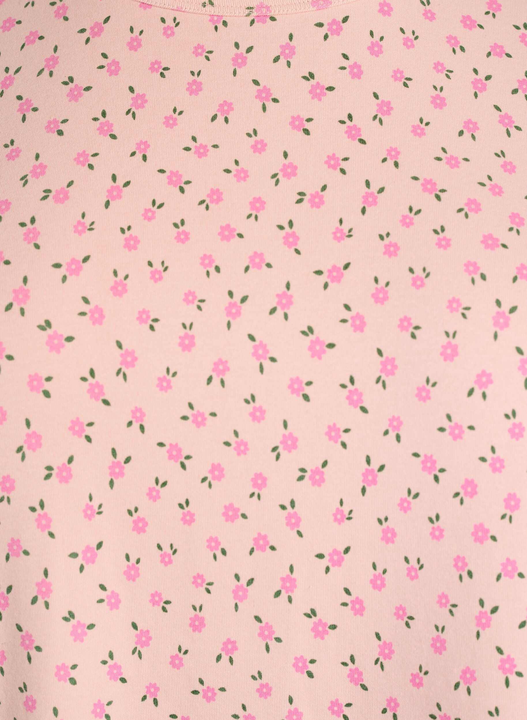 Zizzi Katoenen T-shirt met all-over print, Roze, Packshot image number 2