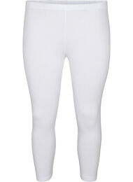 Basic 3/4 legging in viscose, Bright White