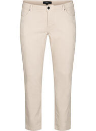 Strakke pasvorm Emily jeans met reguliere taille, Beige