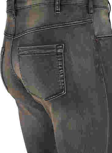 Slim fit Emily jeans met normale taille, Dark Grey Denim, Packshot image number 3