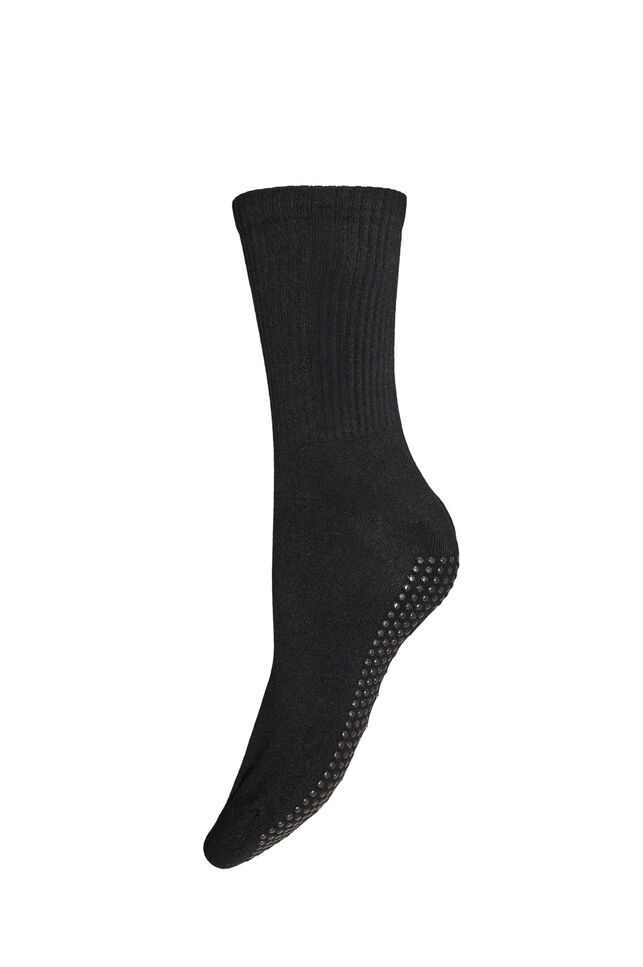 2-pack reformersokken met antislip noppen, Zwart, Packshot image number 3