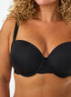 Voorgevormde T-shirt bh met gladde cups, Zwart, Model image number 2