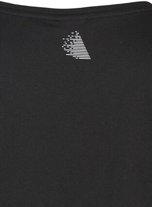T-shirt met print, Black, Packshot image number 3